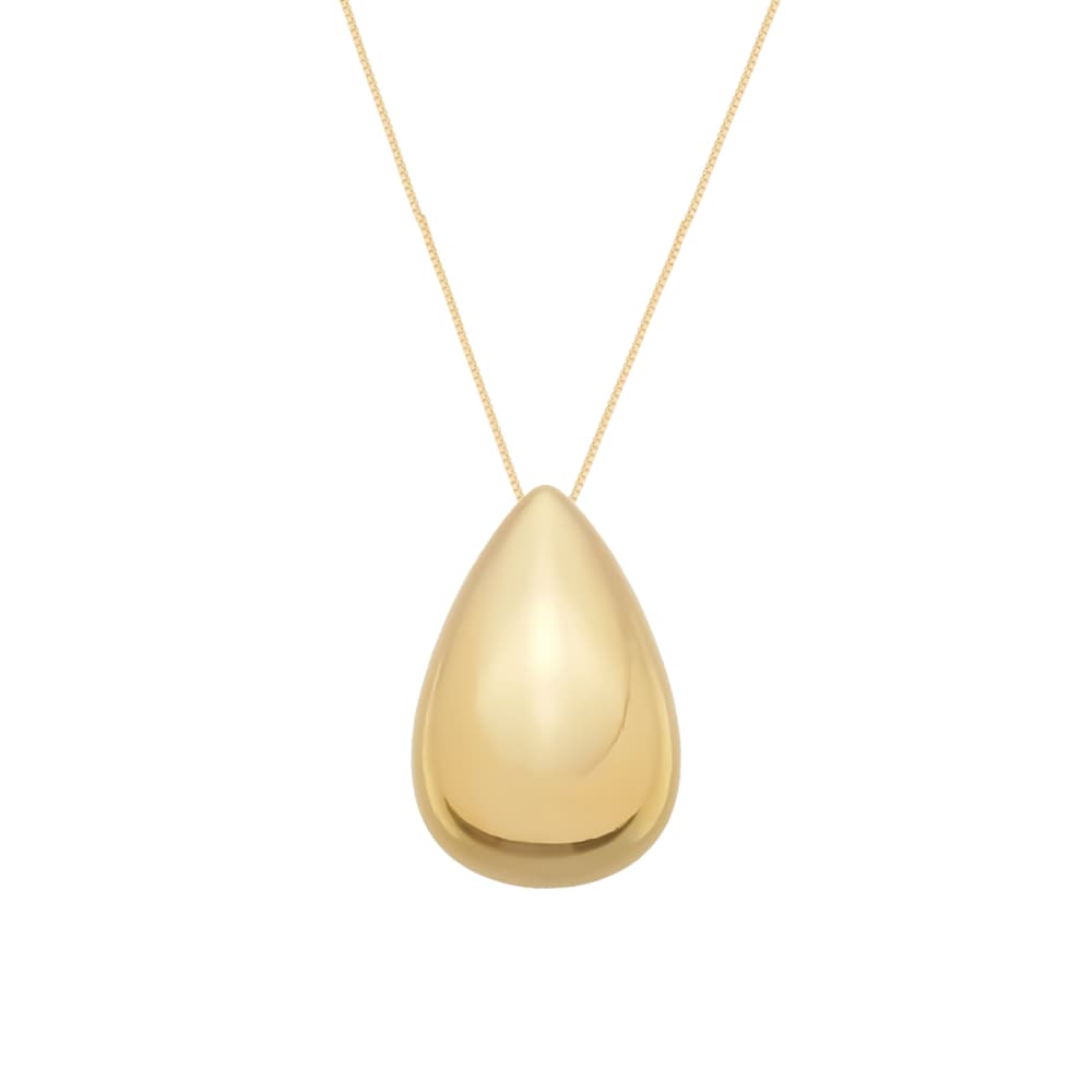 Colar Dourado de Gota - Banho de Ouro 24k para revenda | Hub Joias