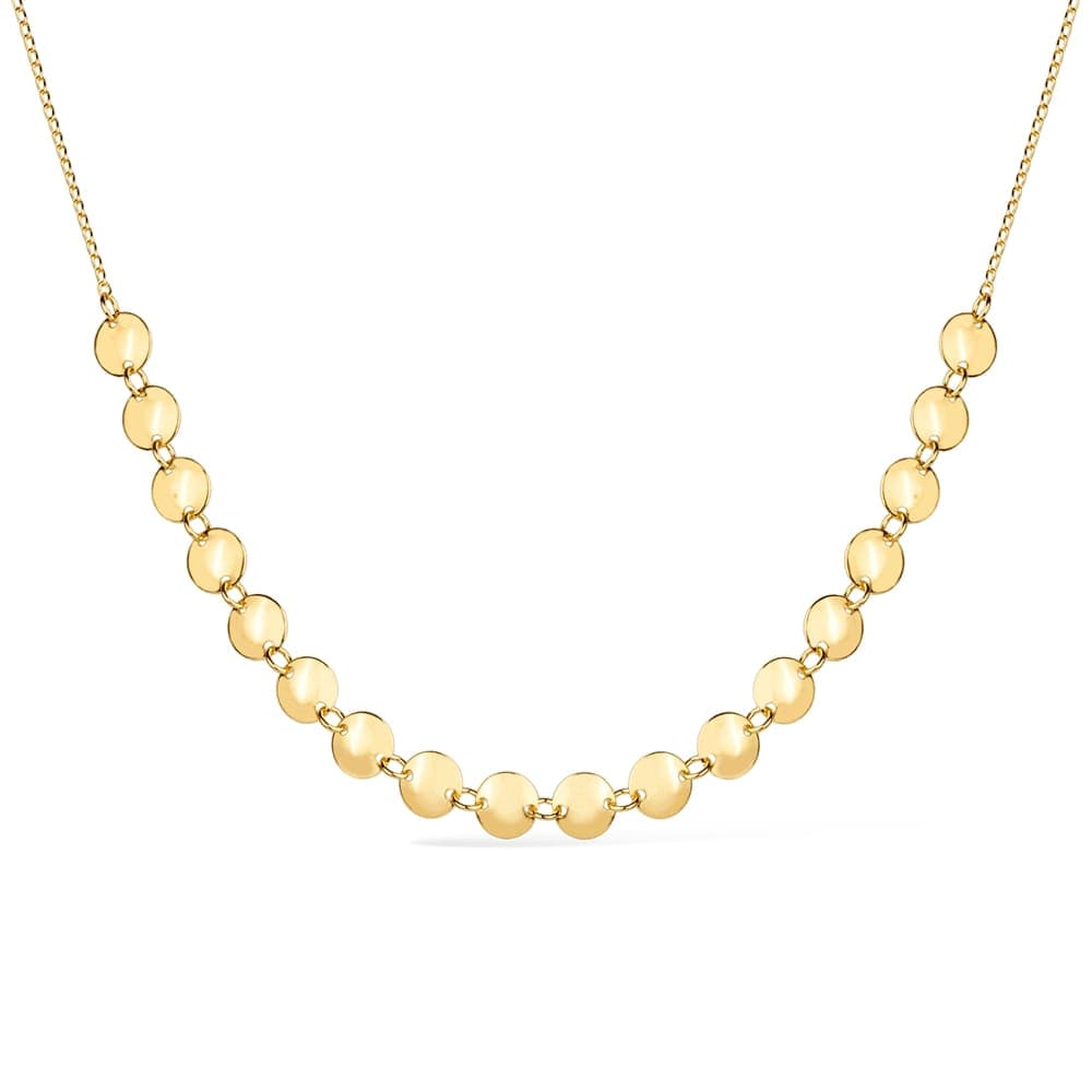 Chocker Dourada Esferas com Extensor - Banho de Ouro 24k para revenda | Hub Joias