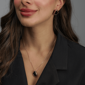 Conjunto Dourado Formato Orgânico Preto